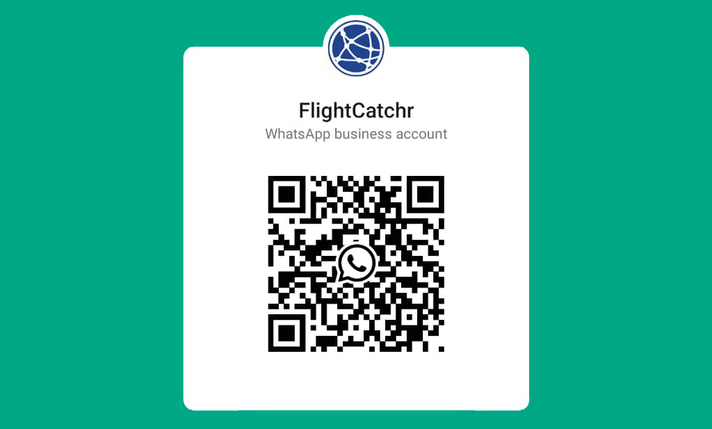 FlightCatchr WhatsApp QR